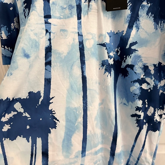 Bugatchi Blue Polo - NWT - XL - 100% Mercerized Cotton - Extra Soft - Tropical - Picture 3 of 7